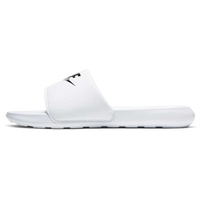 Nike Victori One Slide Sandal, White/Black-White, 49.5