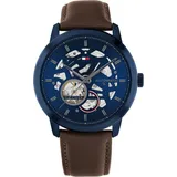 Tommy Hilfiger Henry Open Heart Automatik Leder 42 mm TH-1710660