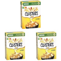 Nestlé Clusters Mandel, Cerealien für ein leckeres Frühstück mit knackigen Mandelblättchen, 3er Pack (1x325g)