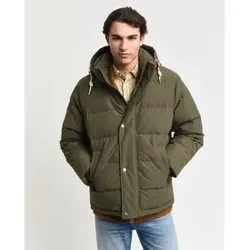 Gant für Herren. 7006465 Dicke Daunenjacke grün (XL), Lässig, Baumwolle