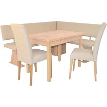 moebel-direkt-online möbel direkt online 4tlg. Eckbankgruppe Schenkelmaß 150x182 cm