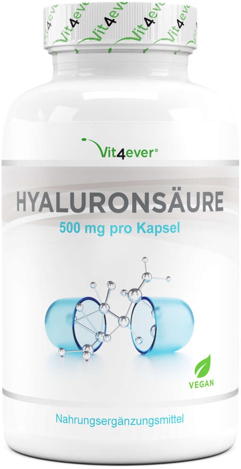 Hyaluronsäure 500 mg, 180 Kapseln