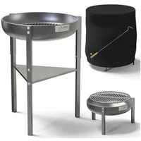 lawa living and lifestyle Feuerschale Ø 60 cm Silber