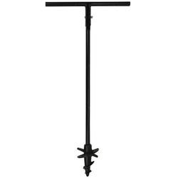 FLORAWORLD Handbohrer, schwarz, Länge: 100 cm