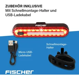 Fischer LED-Akku Rücklicht STOP 50 Dioden