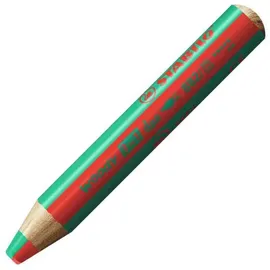 Stabilo woody 3in1 Duo Wachsmalstift rot/dunkelgrün