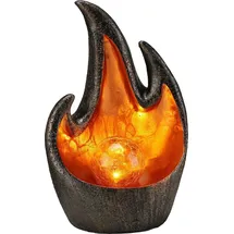 colourliving LED Solar Tischleuchte |Feuer| Solarleuchte LED Solar Gartenleuchte Solar Dekoleuchte