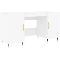 VidaXL Schreibtisch Weiß 140x50x75 cm Holzwerkstoff - Weiß