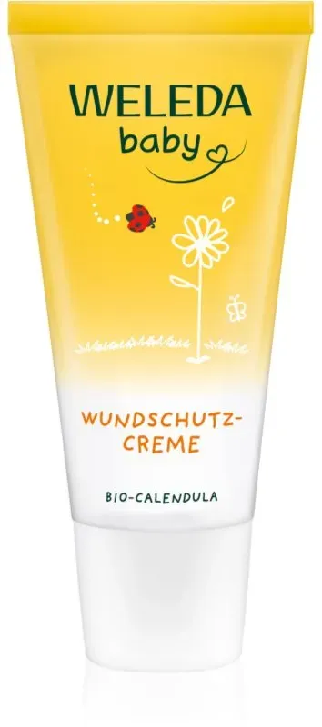 Weleda Baby Ringelblumensalbe für den Windelbereich zum Schutz der Haut für Kinder Calendula 30 ml