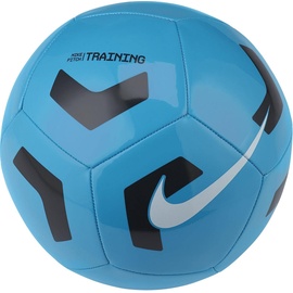 Nike Pitch Training Recreational Soccer Ball Unisex LT Blue Fury/Black/White 4