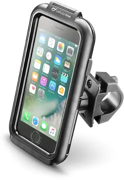 Cellularline Icase IPhone 6/6S/7/8 Plus, Smartphone Halterung - Schwarz