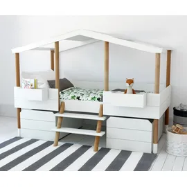 Möbilia Schublade 2er Set Lizzi 58 x 90 x 40 cm MDF weiß