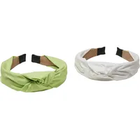 URBAN CLASSICS Light Headband With Knot 2-Pack grün/weiß