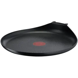 Tefal Ingenio L1461004 Crêpe-Pfanne, 27 cm, Induktion, Antihaftbeschichtung, stapelbar, spülmaschinengeeignet, Easy Plus L1461004, Schwarz