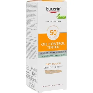 Eucerin Sun Oil Control Tinted Creme LSF 50+ mittel