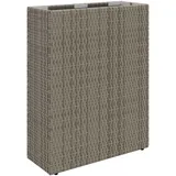 vidaXL Hoher Pflanzer 55 x 22 x 70 cm Grau