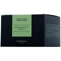 Mondial 1908 Shaving Care Bergamotto Neroli Cream Wooden Bowl 140 ml