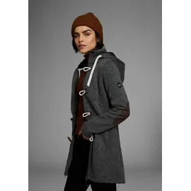 POLARINO Strickfleecejacke Grau 38