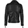 Mauritius Lederjacke "Mavric SF NSLV", Herren, Gr. M, schwarz, Obermaterial: 100% Schafsleder. Futter: 100% Baumwolle. Ärmelfutter: 100% Polyester, unifarben, slim fit kurz, eingesetzt abgesteppt, Jacken, im Biker-Style, asymetrischer Reißverschluss, Nieten