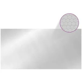 vidaXL Poolabdeckung Silber 549x274 cm