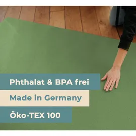 SanoSoft Krabbelmatte Olivgrün, | Gr.: 80 x 100 cm
