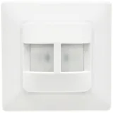 ChiliTec Unterputz PIR-Bewegungsmelder 180° LED geeignet, 2-Draht Technik, weiß