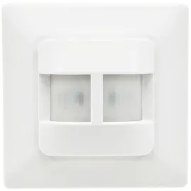 ChiliTec Unterputz PIR-Bewegungsmelder 180° LED geeignet, 2-Draht Technik, weiß