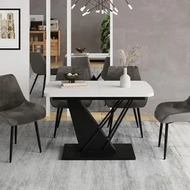 Vicco Fenaro 120 x 77,4 x 80 cm Weiß/Schwarz