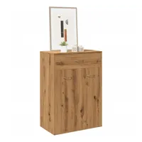 VidaXL Schuhschrank Artisan-Eiche 60x35x84 cm Holzwerkstoff