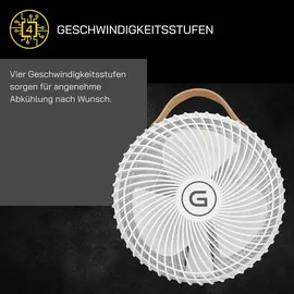 Gutfels Venti 3030 R 17 cm Tischventilator Weiß