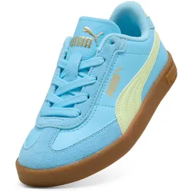 Puma Club II Kids Vibrant Blue/Apple Spritz 35
