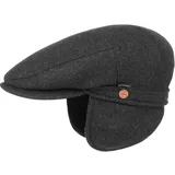 Mayser Sympatex Schirmmütze Flatcap mit Ohrenklappen Outdoor Fleecefutter Herren Sommer Winter Made in EU grau 58 cm - 58