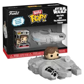 Funko Star Wars Han Solo mit Millennium Falcon 2 cm