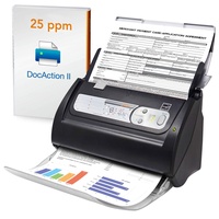 Plustek Smartoffice PS186 - Desktop Dokumentenscanner (Beidseitiges Scannen, DIN-A4, 600dpi), Für Wins & Mac