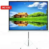 Maclean Brackets Maclean MC-536 Projektionsleinwand (72 Zoll) (72.01", 4:3), Leinwand, Weiss