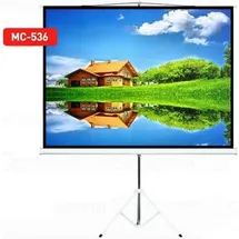 Maclean Brackets Maclean MC-536 Projektionsleinwand (72 Zoll) (72.01", 4:3), Leinwand, Weiss