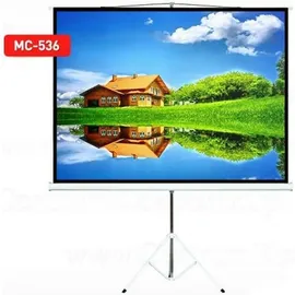 Maclean Brackets Maclean MC-536 Projektionsleinwand (72 Zoll) (72.01", 4:3), Leinwand, Weiss