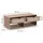 Vicco Couchtisch Elven Braun Eiche 120 x 43,5 x 50 cm