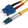 helos LWL Patchkabel LC/SC Duplex- 9/125μm OS2 gelb
