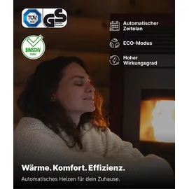 Nemaxx P12 Pelletofen Stahl Rot