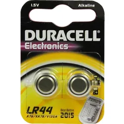 Batterie Knopfzelle Lr44-A76 Duracell 2 ST