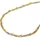 GALLAY Armband 1,8mm Singapur bicolor 14Kt GOLD 19cm