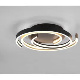Trio Caya 1 LED Deckenleuchte 50 x 50 cm Messing