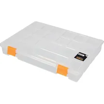 Perel Sortimentskasten, 21 feste Fächer, stapelbar, 276 x 203 x 42 mm, - 2,3 l