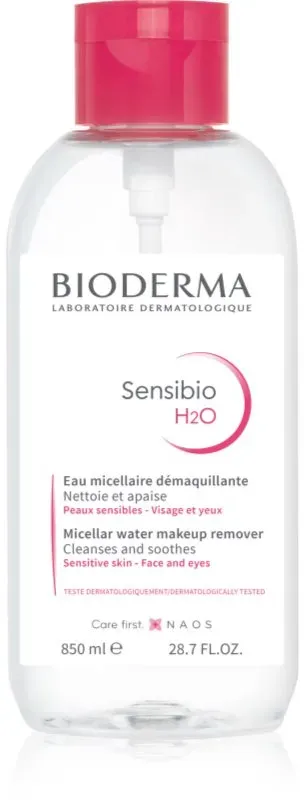 Bioderma Sensibio H2O Mizellenwasser für empfindliche Haut mit Dosierer 850 ml