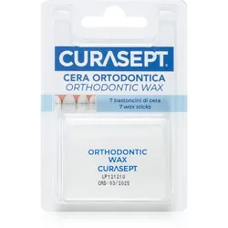 Curasept Orthodontic Wax kieferorthopädisches Wachs für Zahnklammern 7 St.