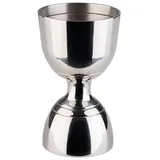 APS 93356 Barmaß, Ø 5 cm, H: 9 cm, Edelstahl, hochglanzpoliert, Füllmenge 30/60 ml