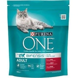 Purina One Katzenfutter für Erwachsene mit Rindfleisch 800g (Rabatt für Stammkunden 3%)