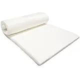Essence Sleep Schaumstoffplatte mit Bezug, Polster, Matratze Auflage, Topper – Schaumstoff für DIY-Projekte z.B. Sitzpolster oder Haustierbett, 140 x 200 cm, Höhe 4cm