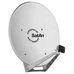120 cm Aluminium Sat-Spiegel  CAS120 Offset-Parabolantenne für Multifeed-Empfangsanlagen (Weiß) 